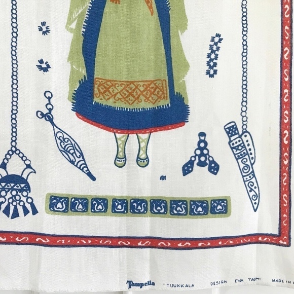 Vintage 1960s Eva Tammi Finnish Woman Wall Hanging Textile - Picture 4 of 9